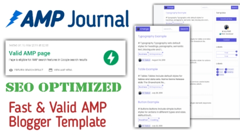 AMP Journal Blogger Template